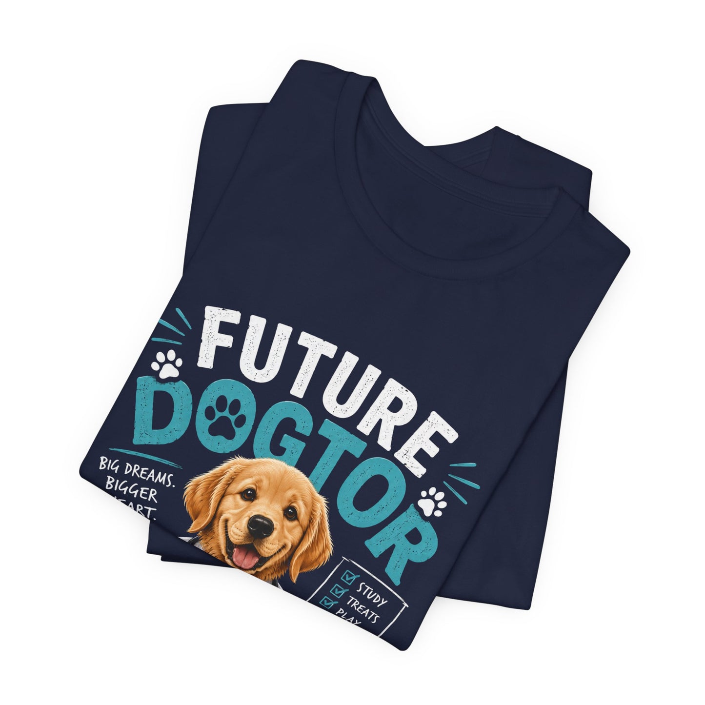 Future Dogtor In Training T-Shirt – Cute Golden Retriever Vet Tee
