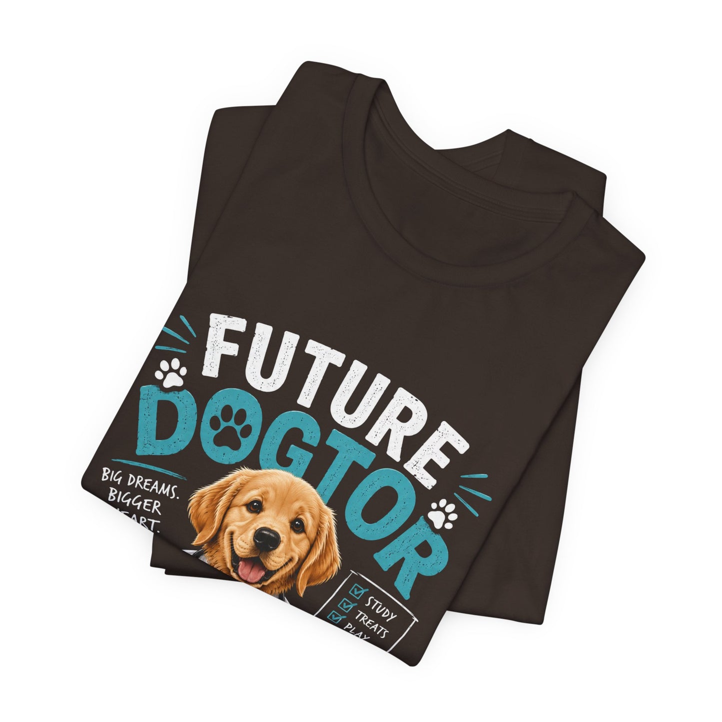 Future Dogtor In Training T-Shirt – Cute Golden Retriever Vet Tee
